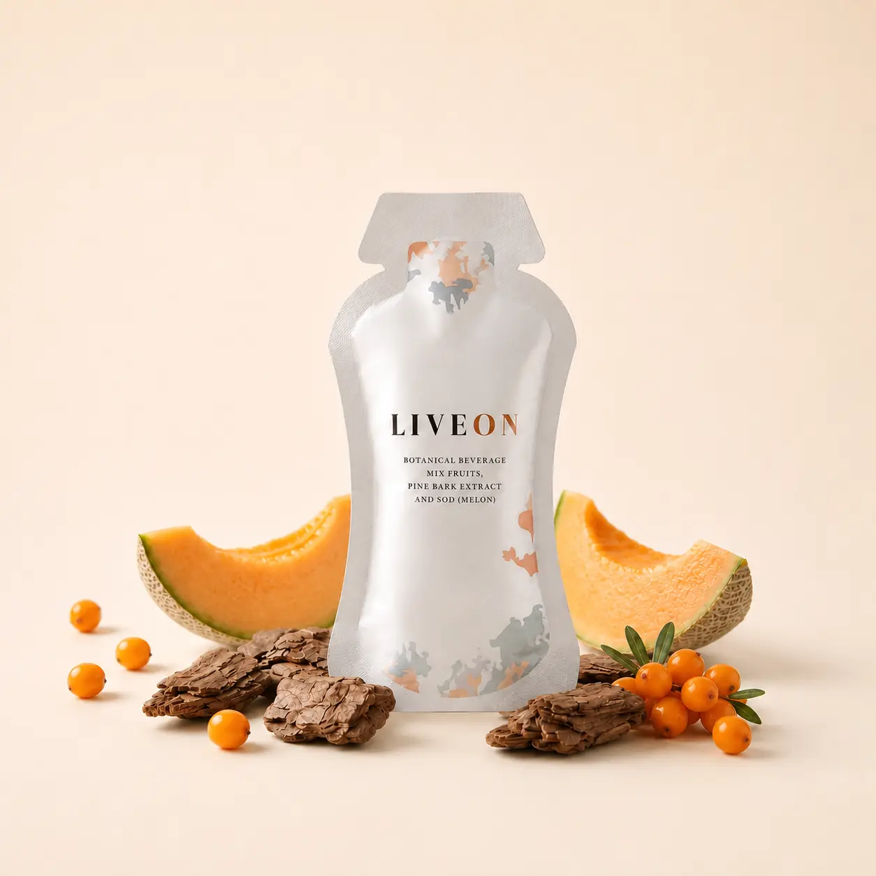 LIVEON 产品与植物专利成分形象照